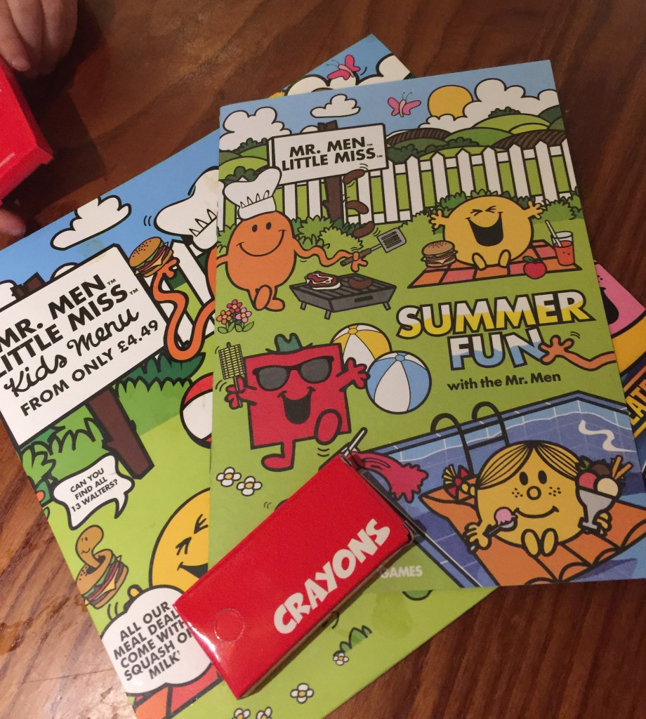 Mr Men at Beefeater