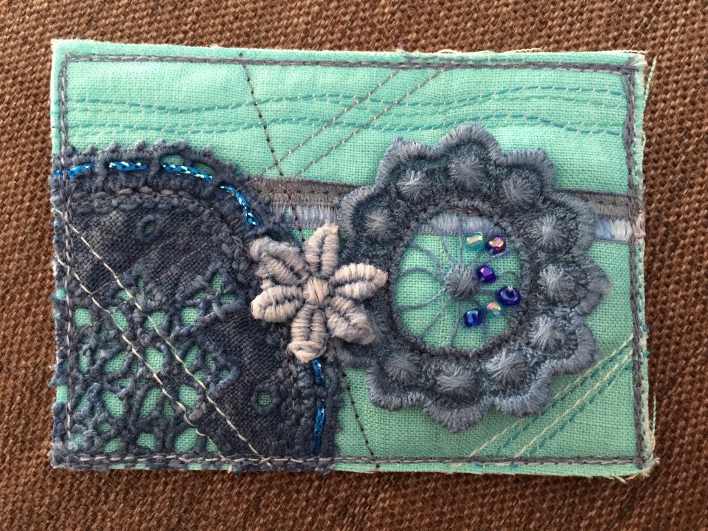 Very Berry Fabric ATC swap