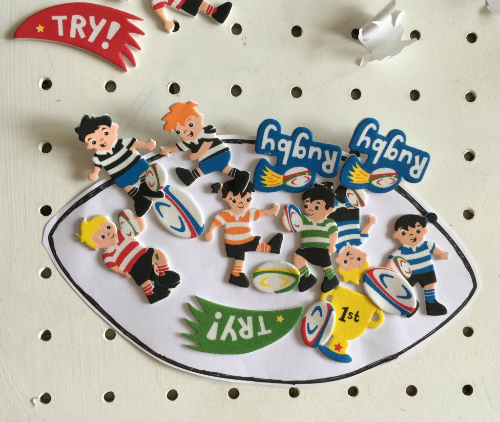 Rugby World Cup craft for kids