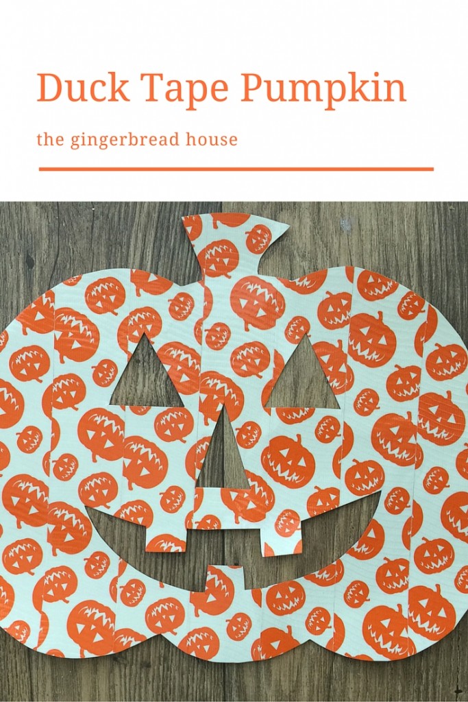 Duck Tape Halloween decoration