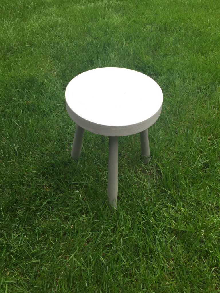 vintage 3 legged stool