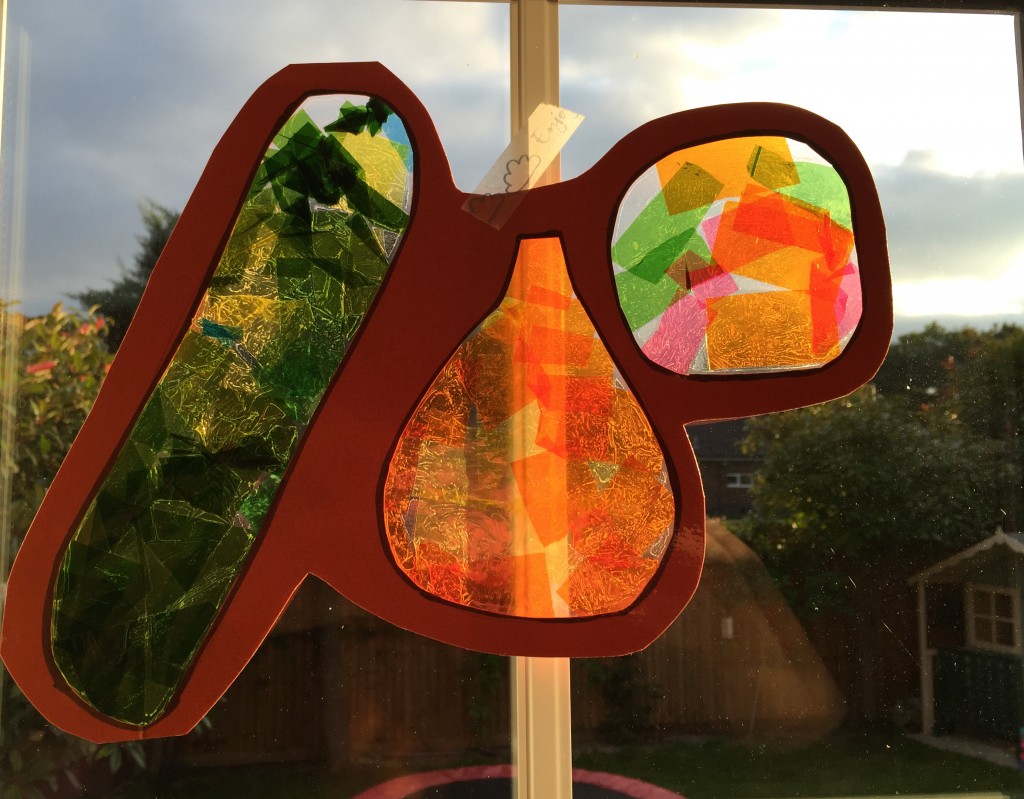 Pumpkin and gourd sun catcher decorations
