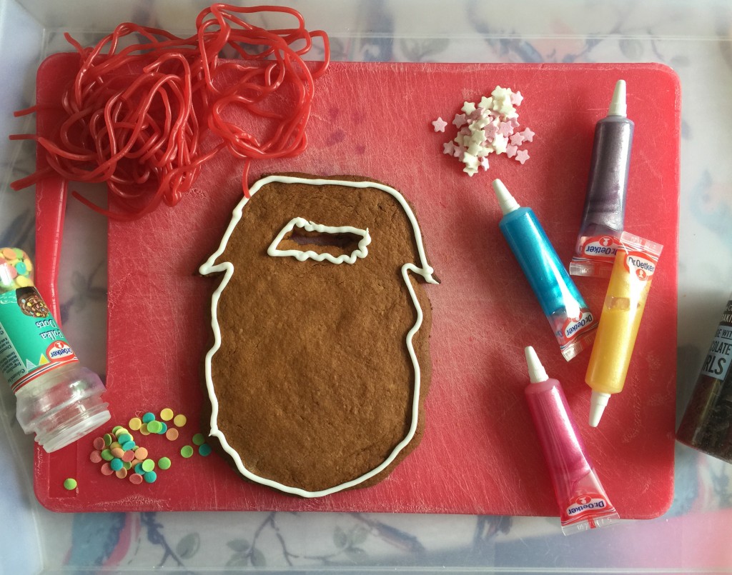 Mr Twits gingerbeard biscuit
