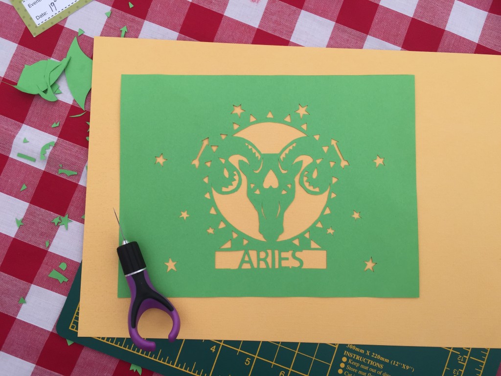 papercut horoscopes with Poppy Chancellor