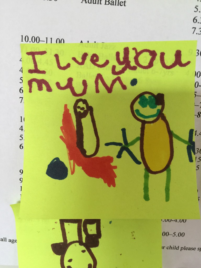 sweet post it note
