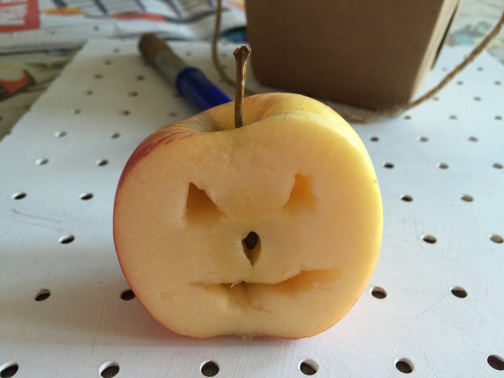 Homemade Halloween treat bag