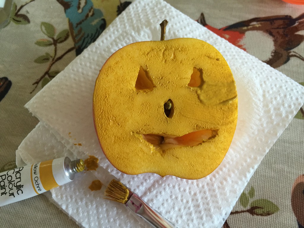 Homemade Halloween treat bag