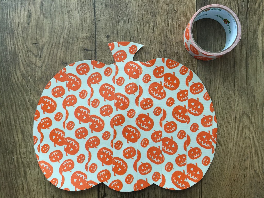 Duck Tape Halloween decoration