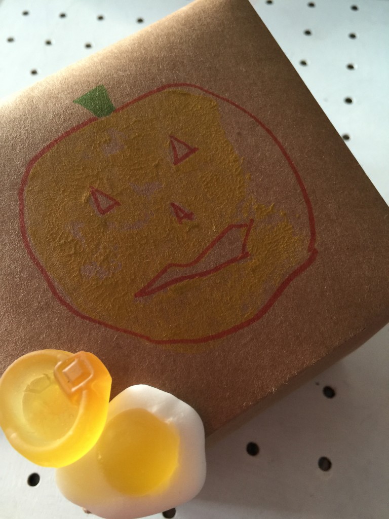 Homemade Halloween treat bag