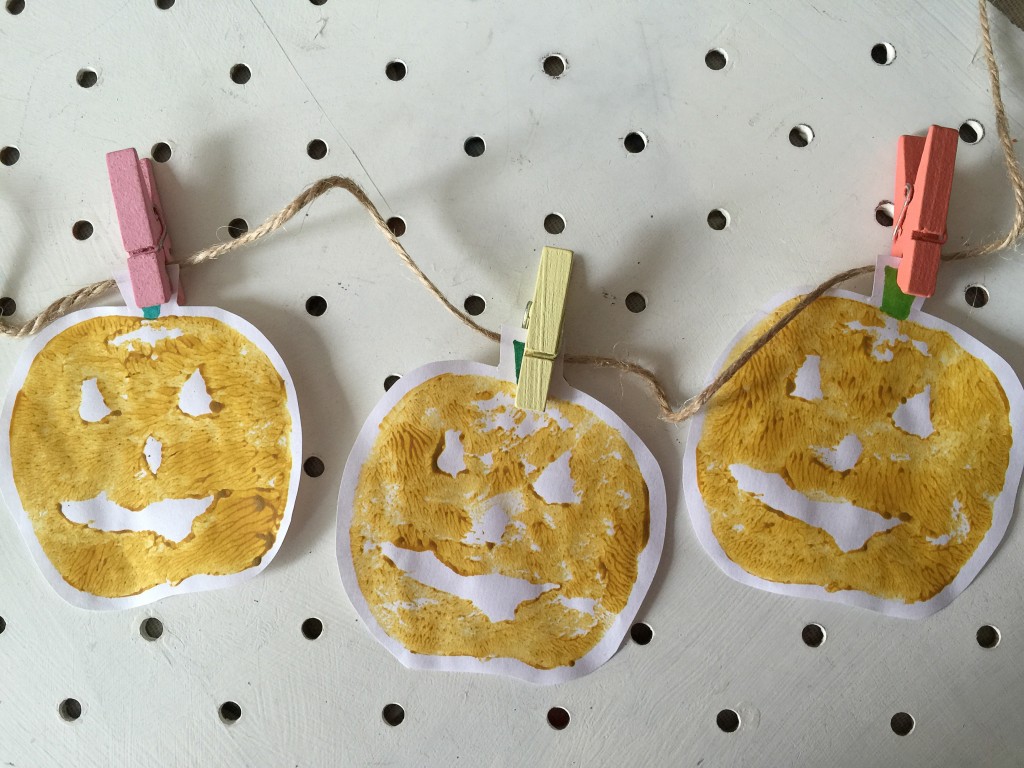 Homemade Halloween treat bag