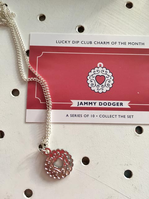 Jammy Dodger charm of the month