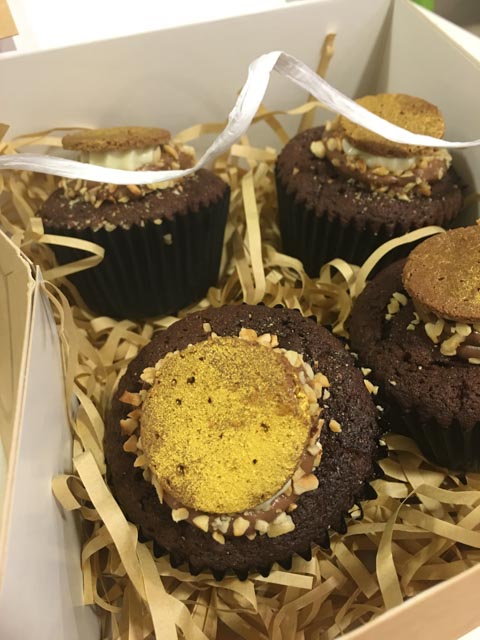 Hazlenut Roche Cupcakes