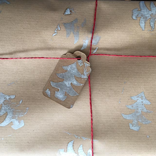 making your own wrapping paper