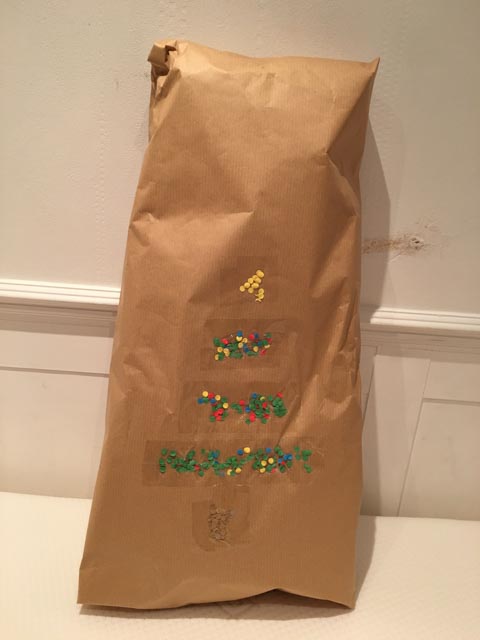 homemade confetti sellotape