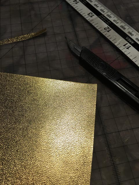 Mollie Makes gold succulent kit