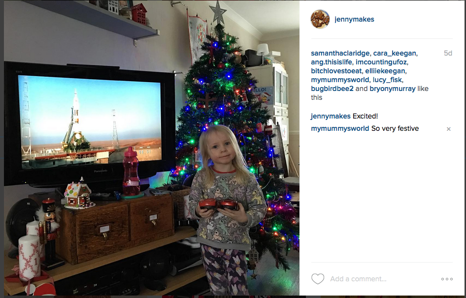watching Tim Peake