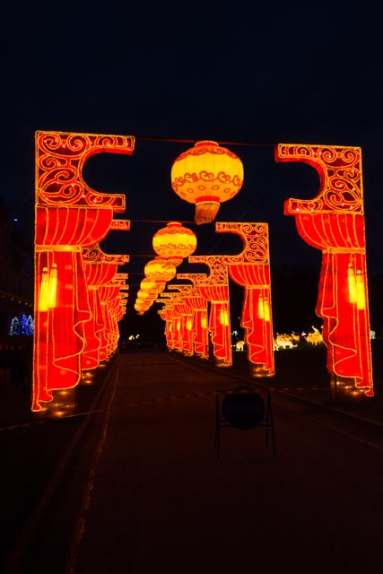 display at Longleat Festival of Lights