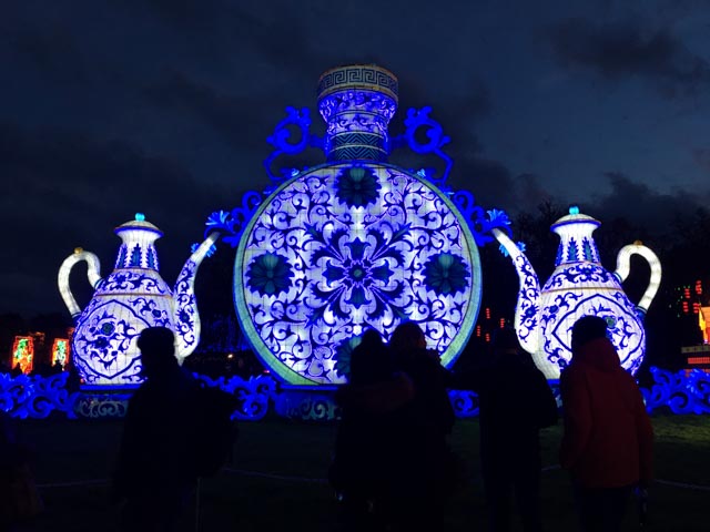 display at Longleat Festival of Lights