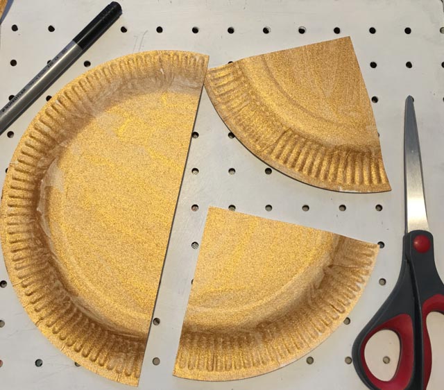 Chinese New Year paper plate monkey