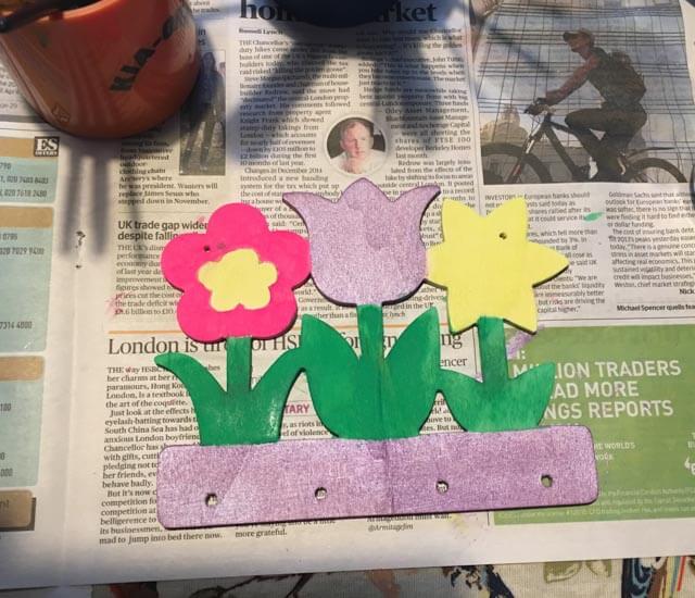 flower key holder