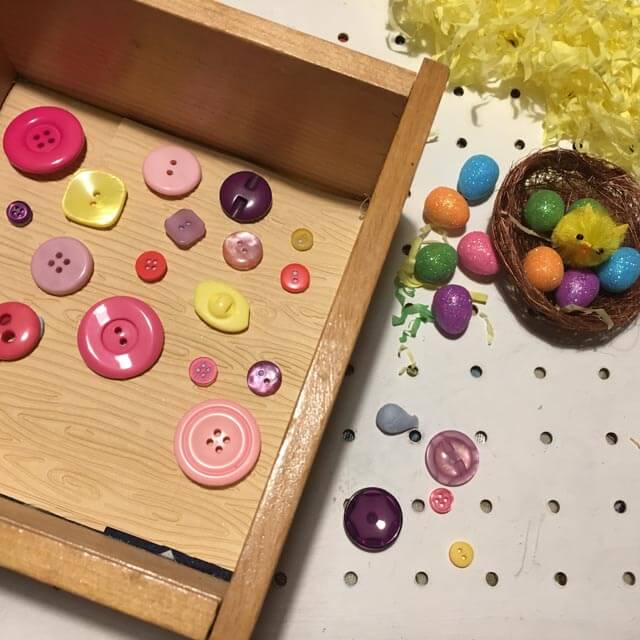Easter shadow box for kids