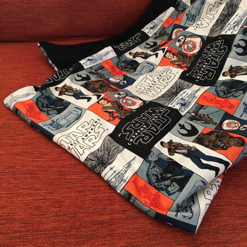 Star Wars minky blanket