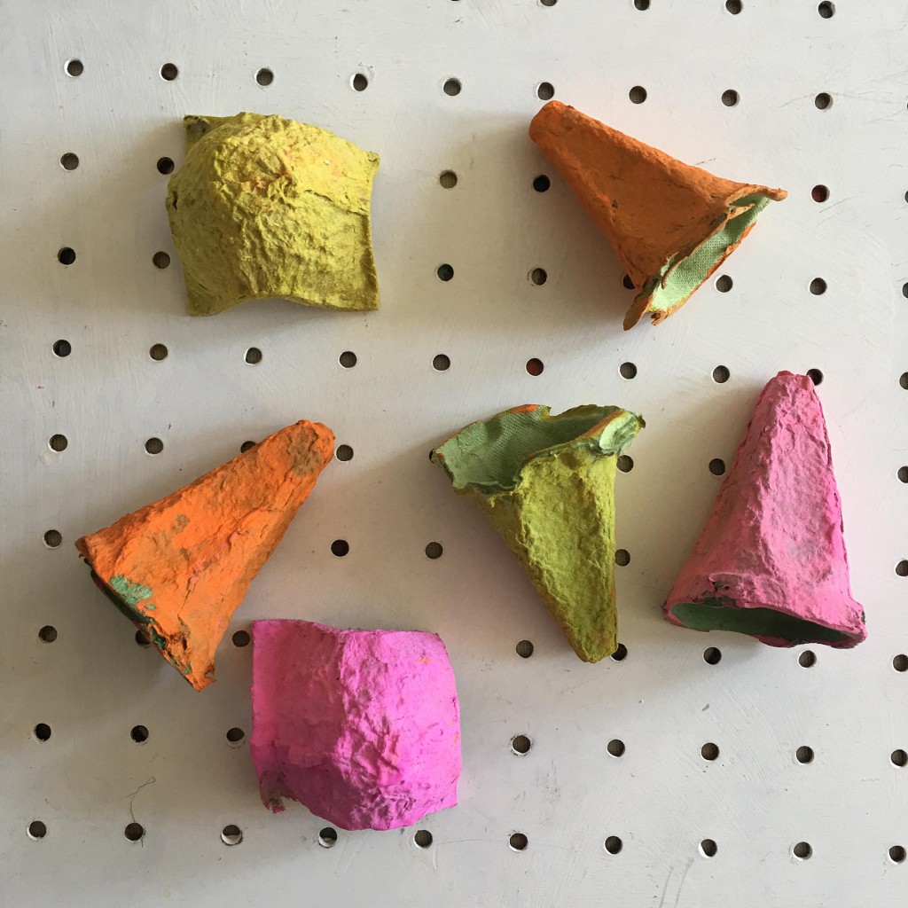 egg carton flower craft