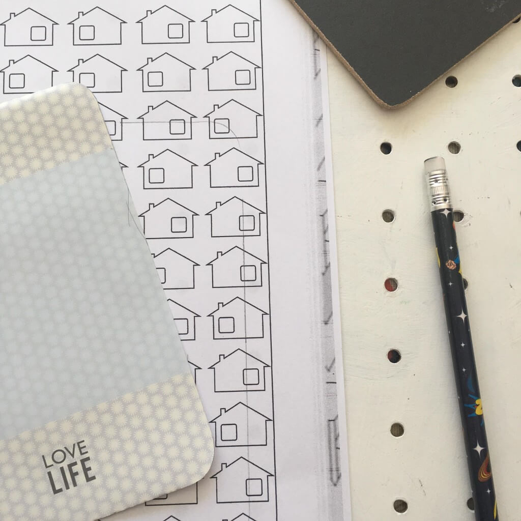 Orla Kiely tiny house paper