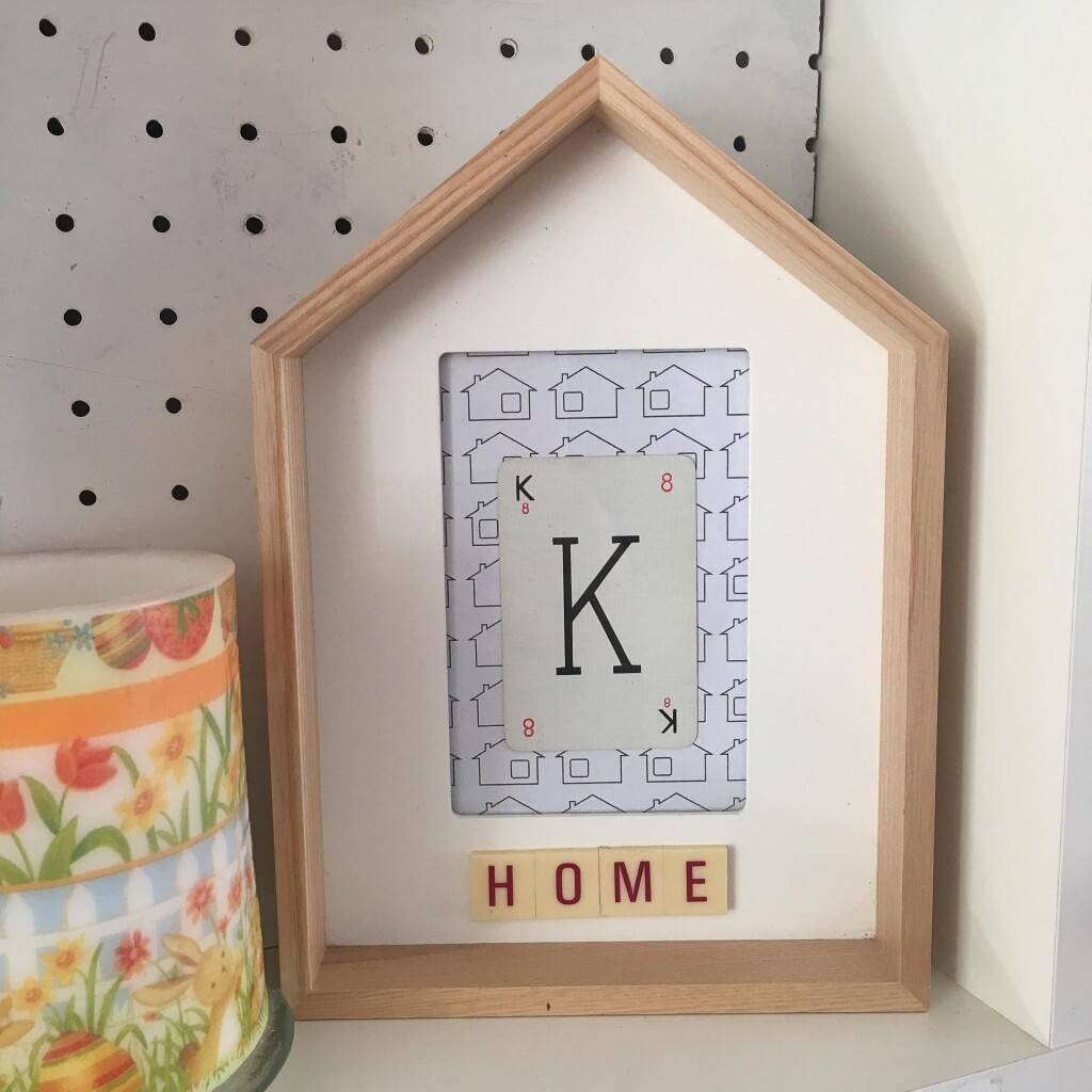 Orla Kiely picture frame DIY