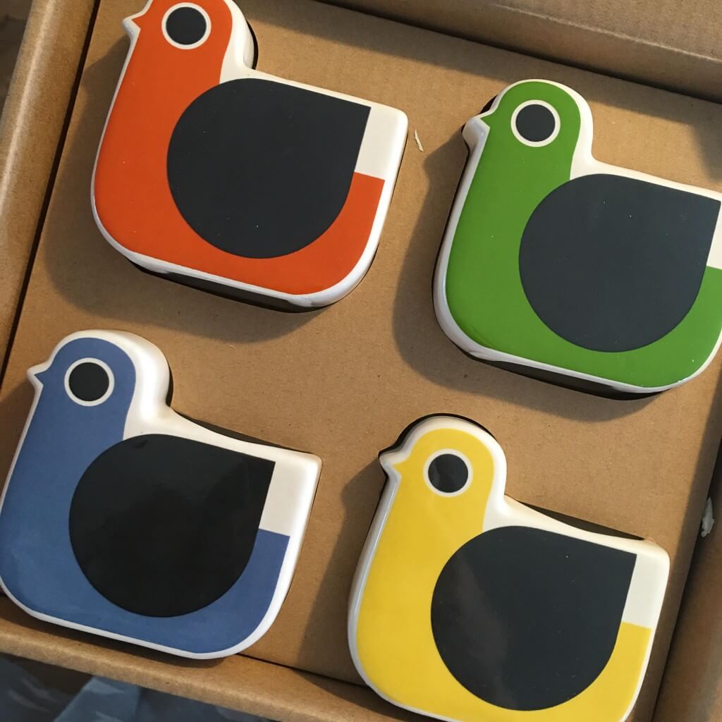 Orla Kiely egg cups