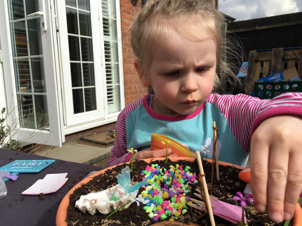 grow a fairy garden in a container