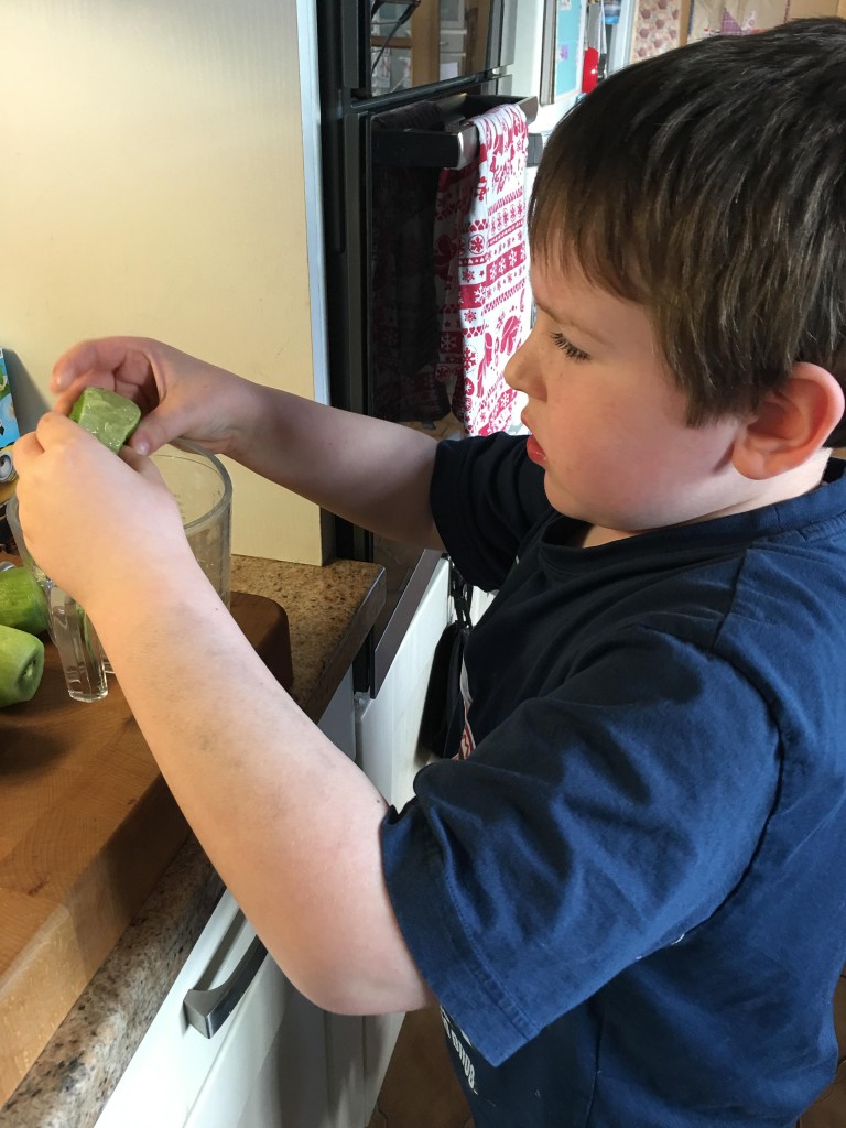 boy making frobscottle