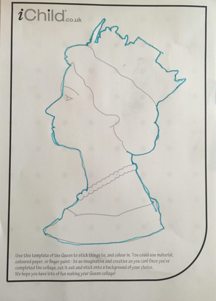 Queen's 90th birthday sun catcher craft