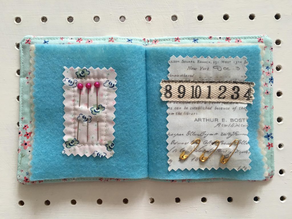 inside detail of needlebook