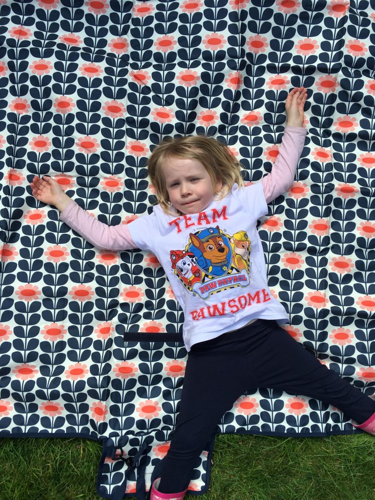 Orla Kiely picnic rug