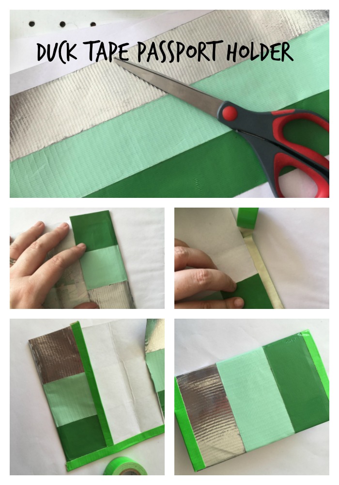 Duck Tape passport tutorial
