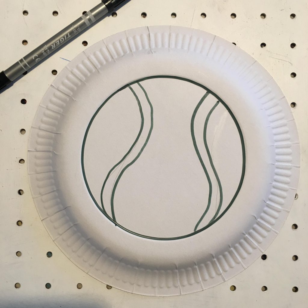 tennis ball sun catcher craft