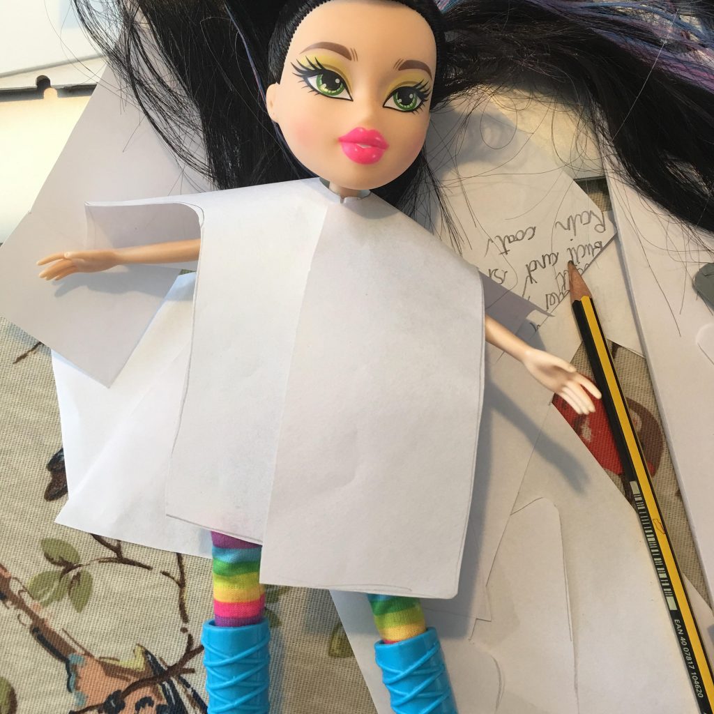 making a festival poncho