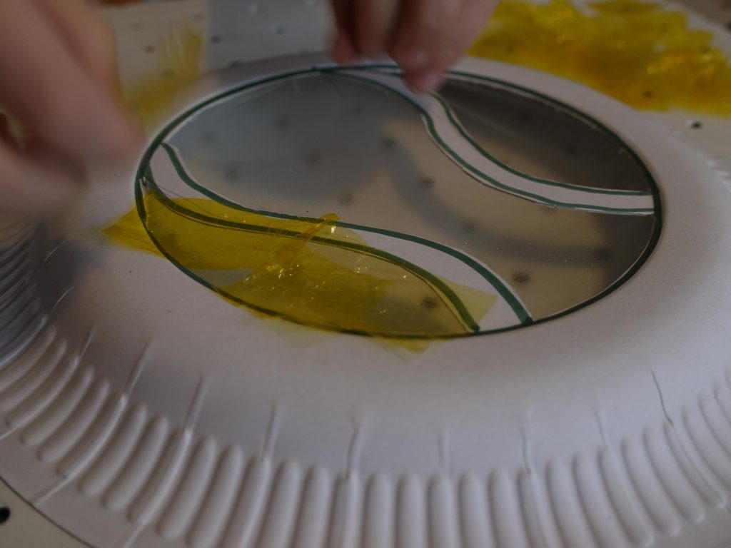 tennis ball sun catcher craft
