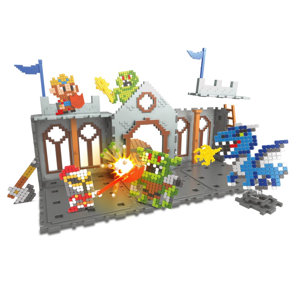 Qixels Kingdom Castle Attack Playset