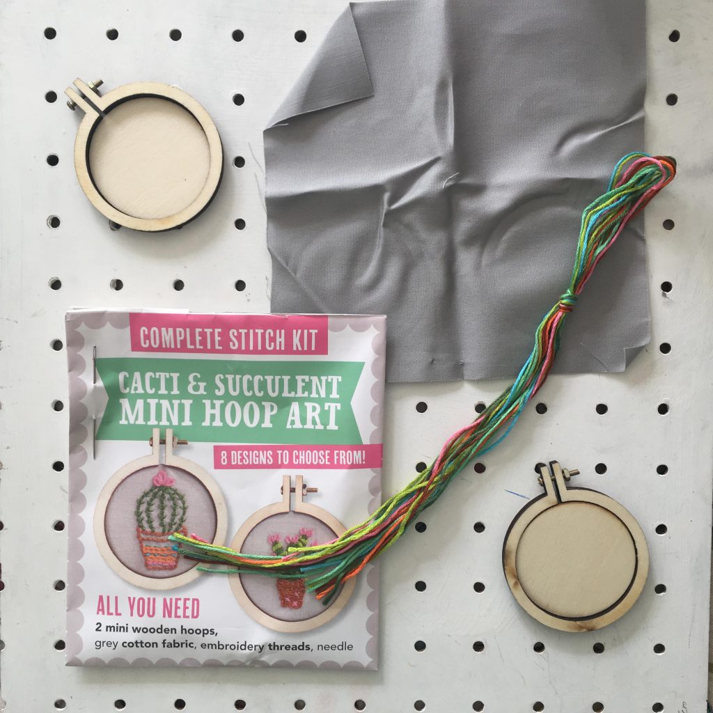 Mollie Makes Cacti & Succulent Mini Hoop Art
