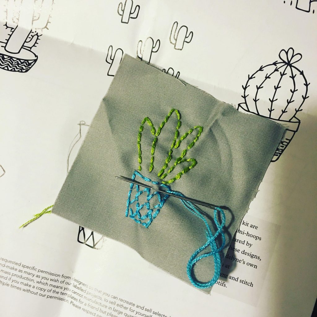  Mollie Makes Cacti & Succulent Mini Hoop Art