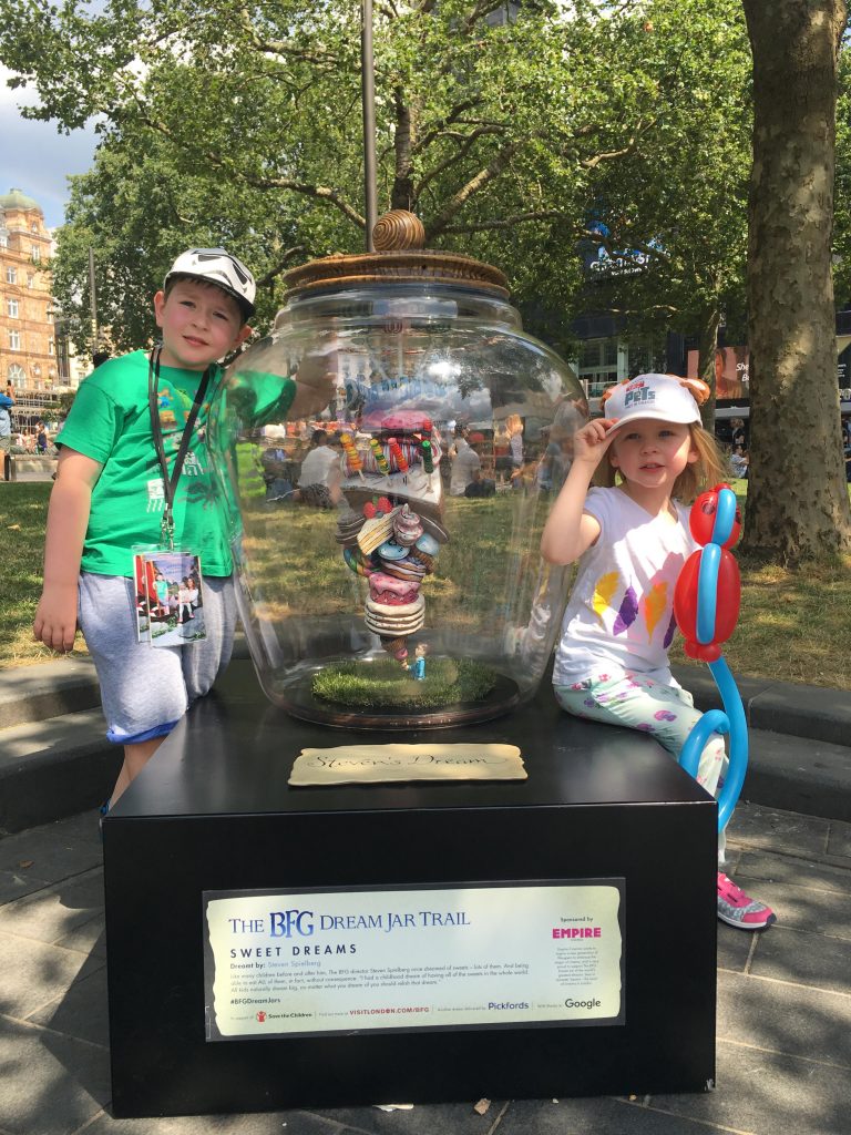 The BFG Dream Jar Trail Leicester Square