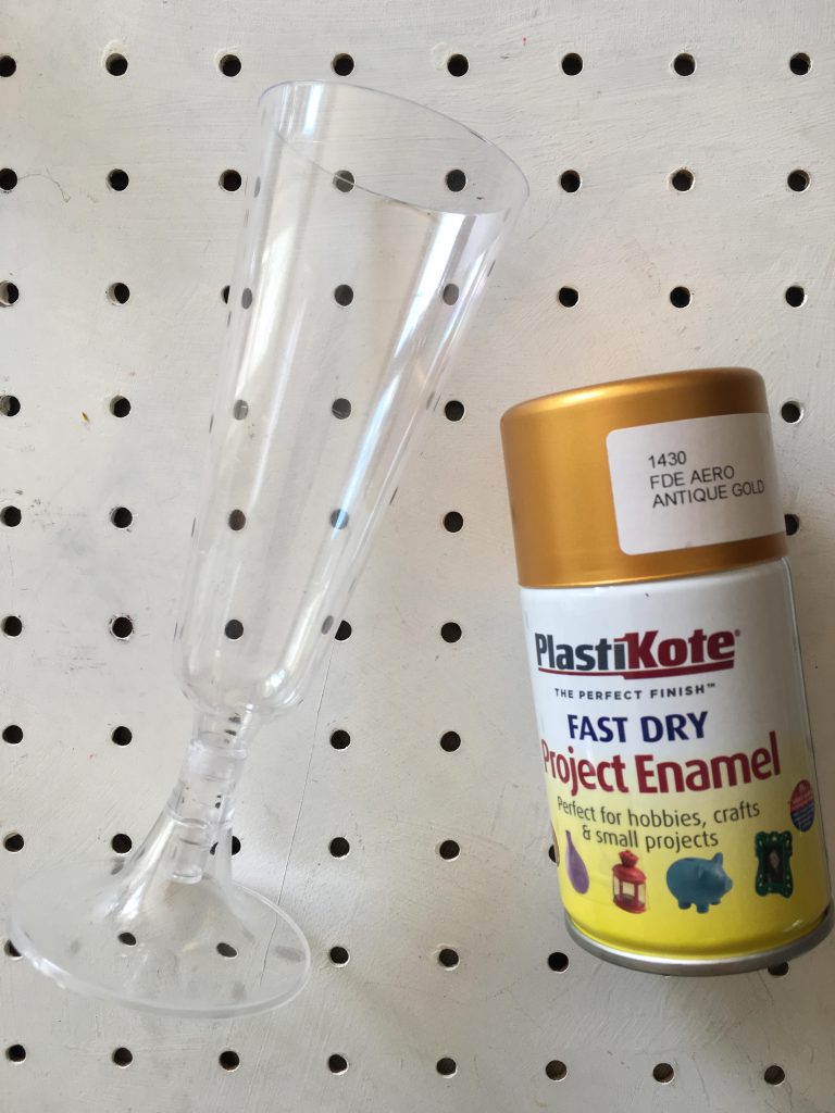 DIY real plastic gold trophies