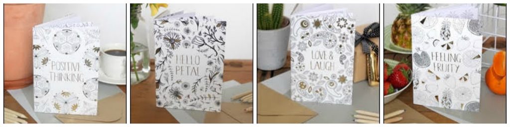 Win colouring cards for adults from Cardoo