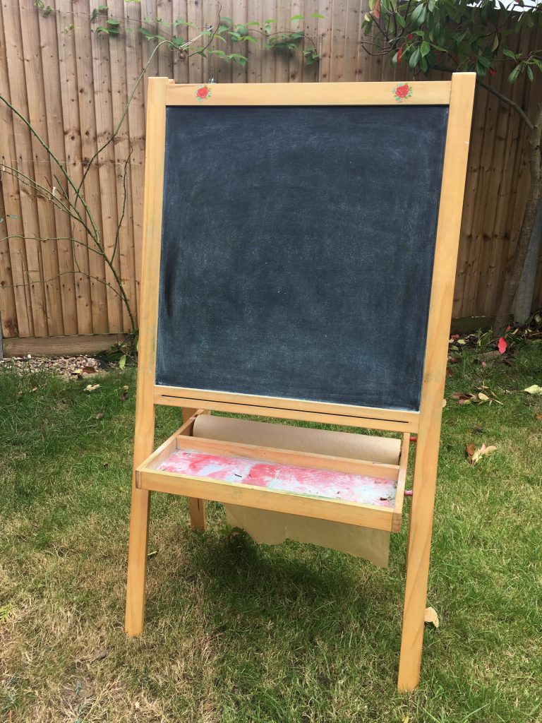 Ikea Mala easel hack project